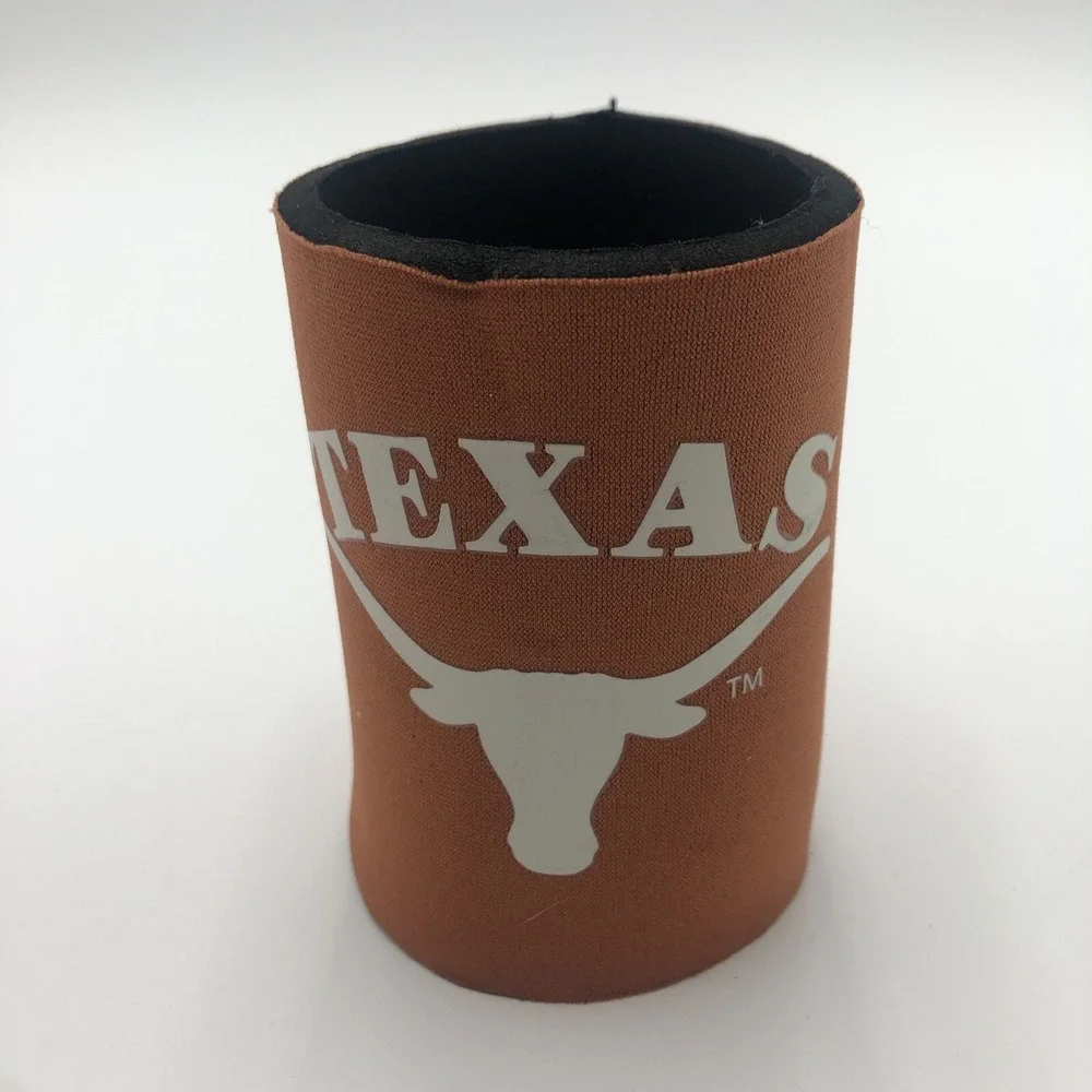 Texas‎ Long Horns Beer Coozi's Brown Pink His And Hers Set Of Two Preowned Used